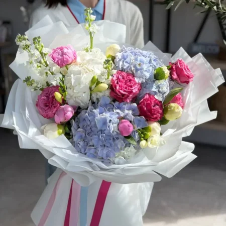Букет Peonies in air